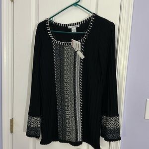 NWT black sweater